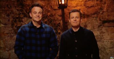 Ant and Dec presenting a challenge on I'm A Celebrity