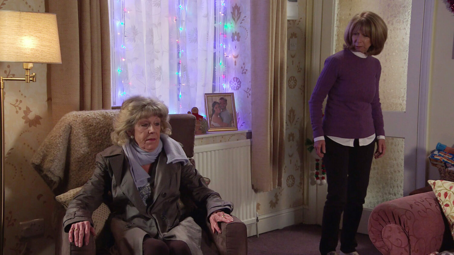 Coronation Street Dec 15 Audrey accepts she needs and eye test, but is worried about losing her independence
