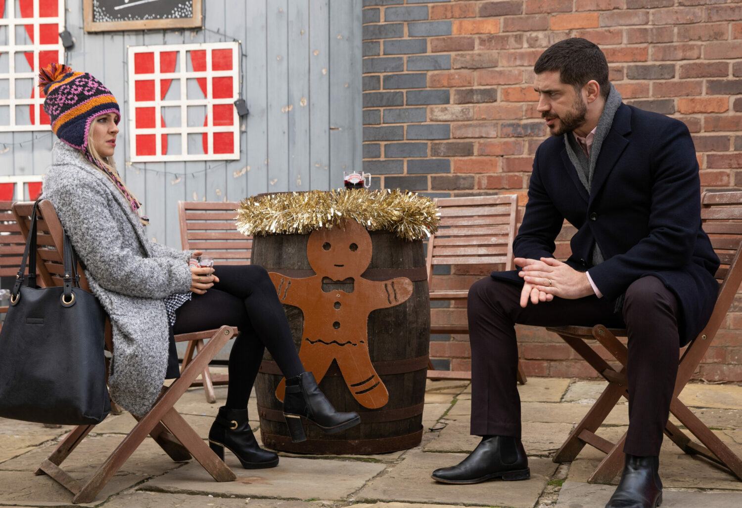 Coronation Street Dec 15 Lydia meets Adam and Sarah and it's clear she and Adam have history 