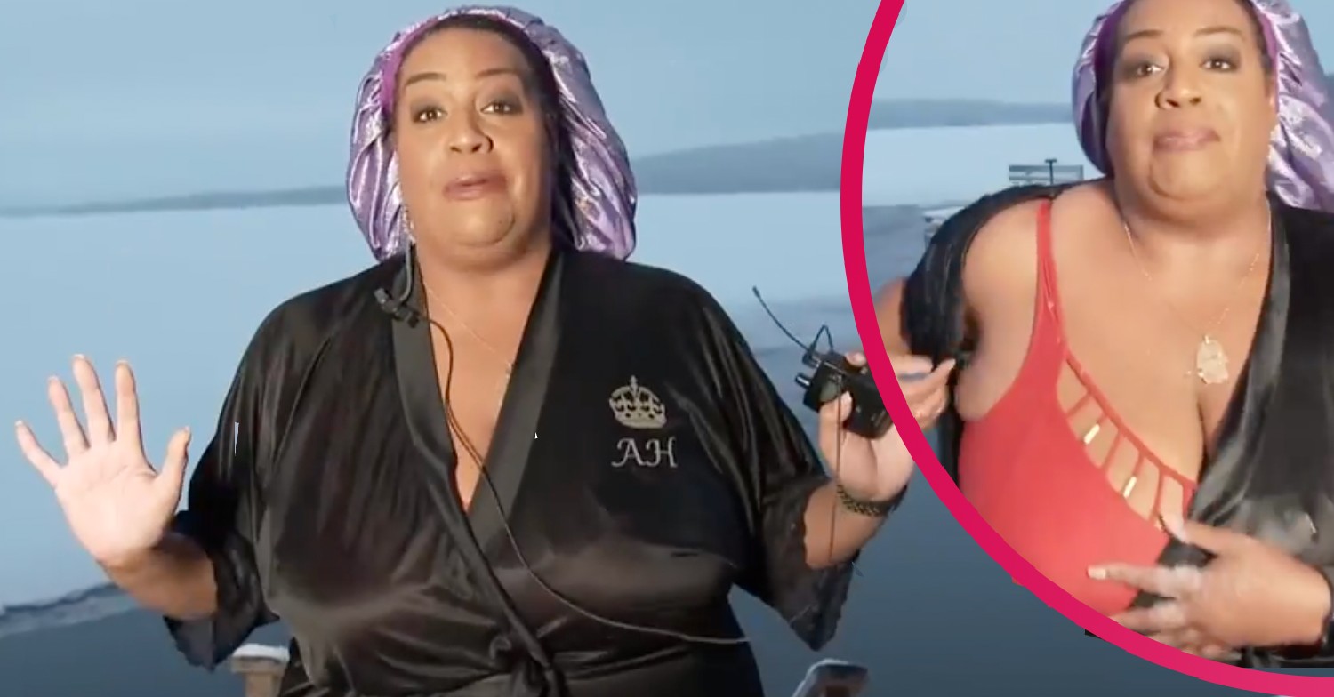 Alison Hammond swims in Lapland lake for This Morning