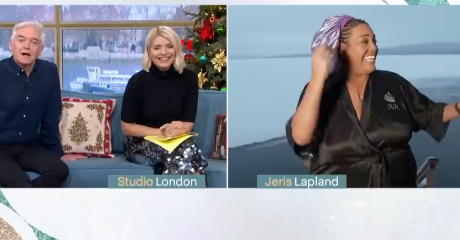 Alison Hammond This Morning cold swim ITV