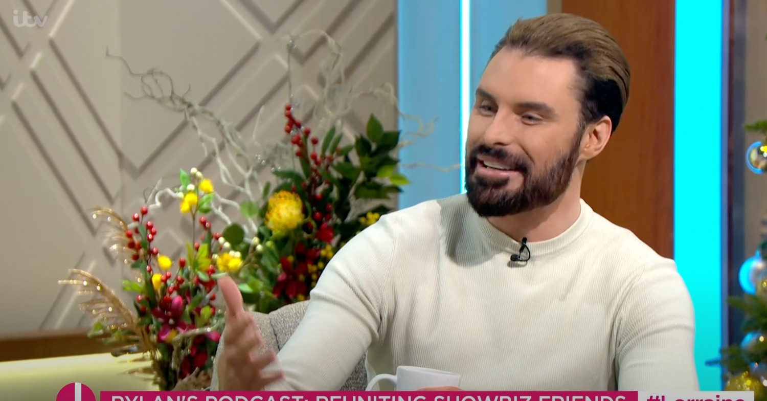 Rylan Clark on Lorraine today