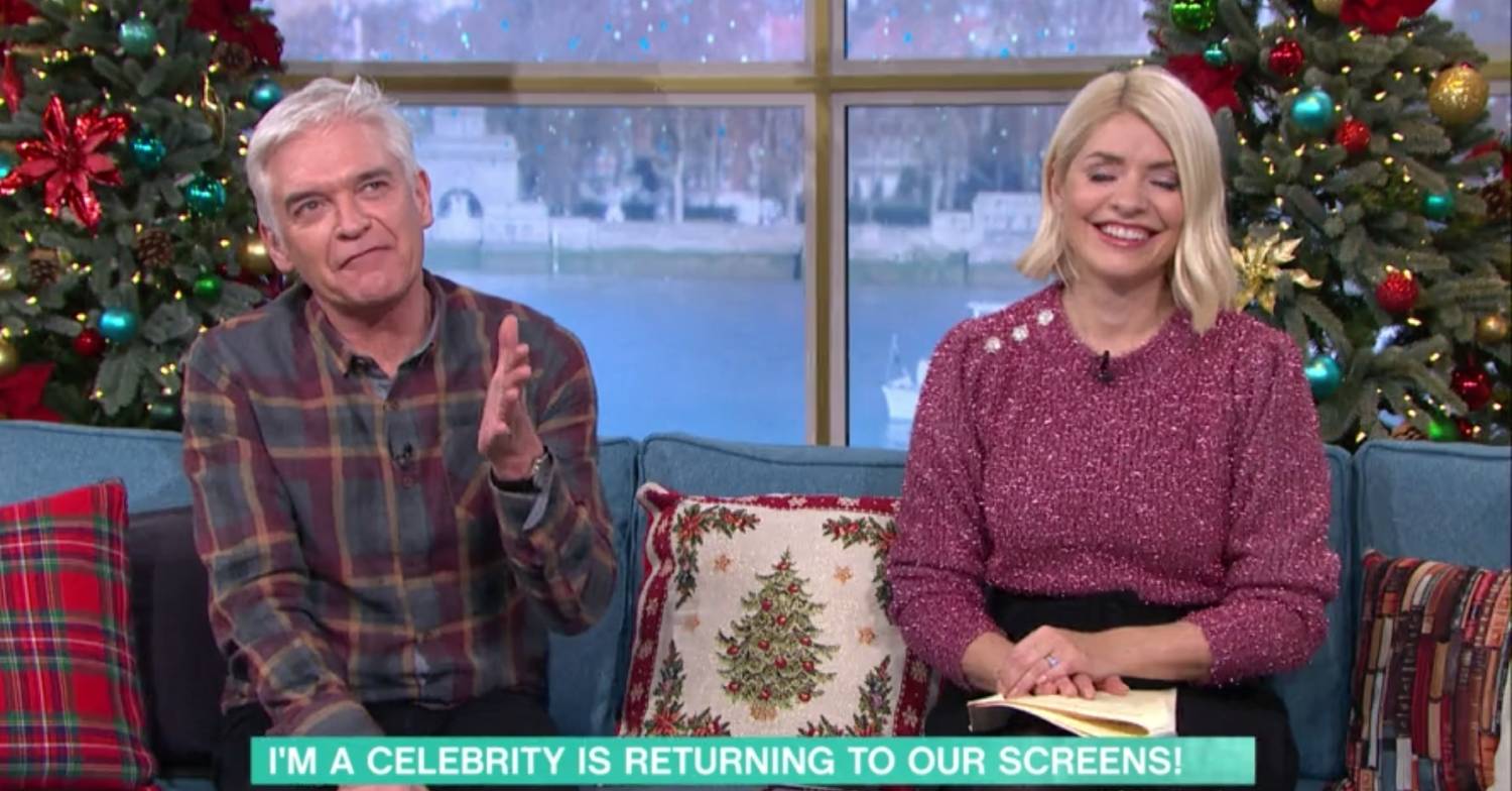 Phil and Holly were both amused by Ant's comments