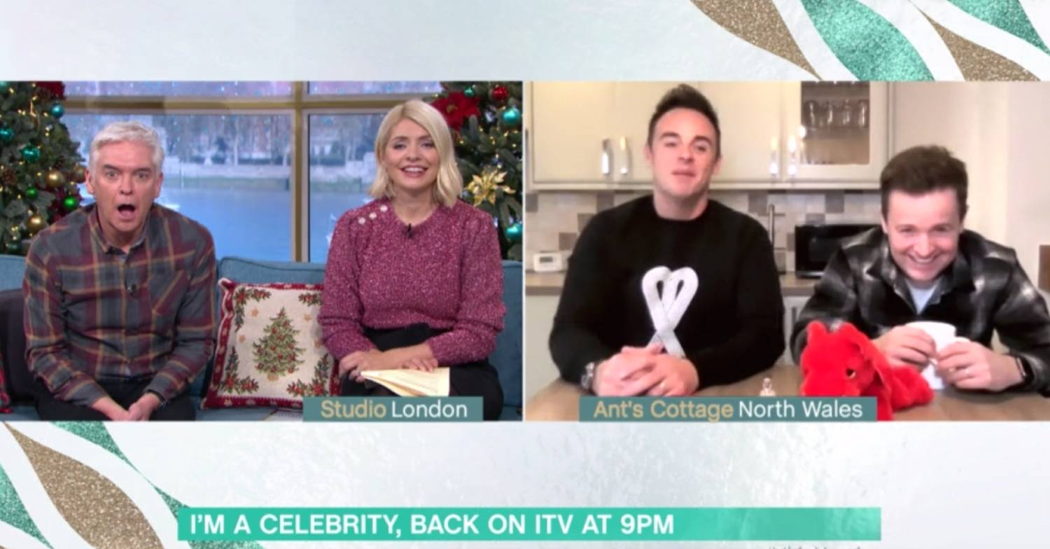 Ant and Dec updated Phillip, Holly and This Morning viewers on I'm A Celebrity developments