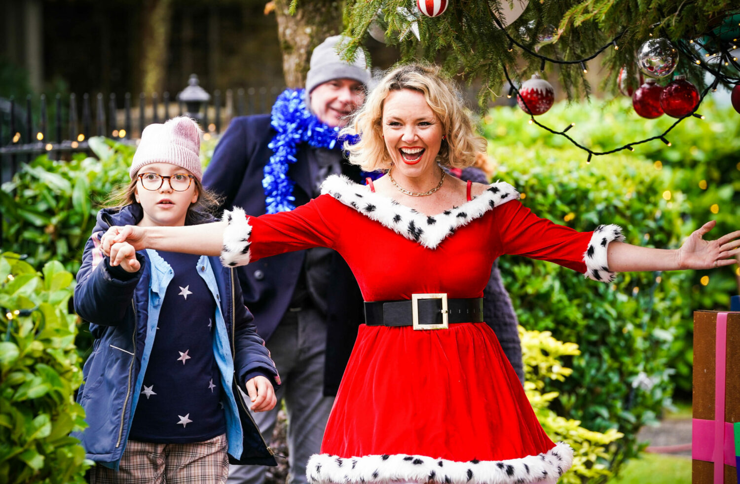 EastEnders Dec 25 Janine as Mrs Claus sets up a Christmas surprise