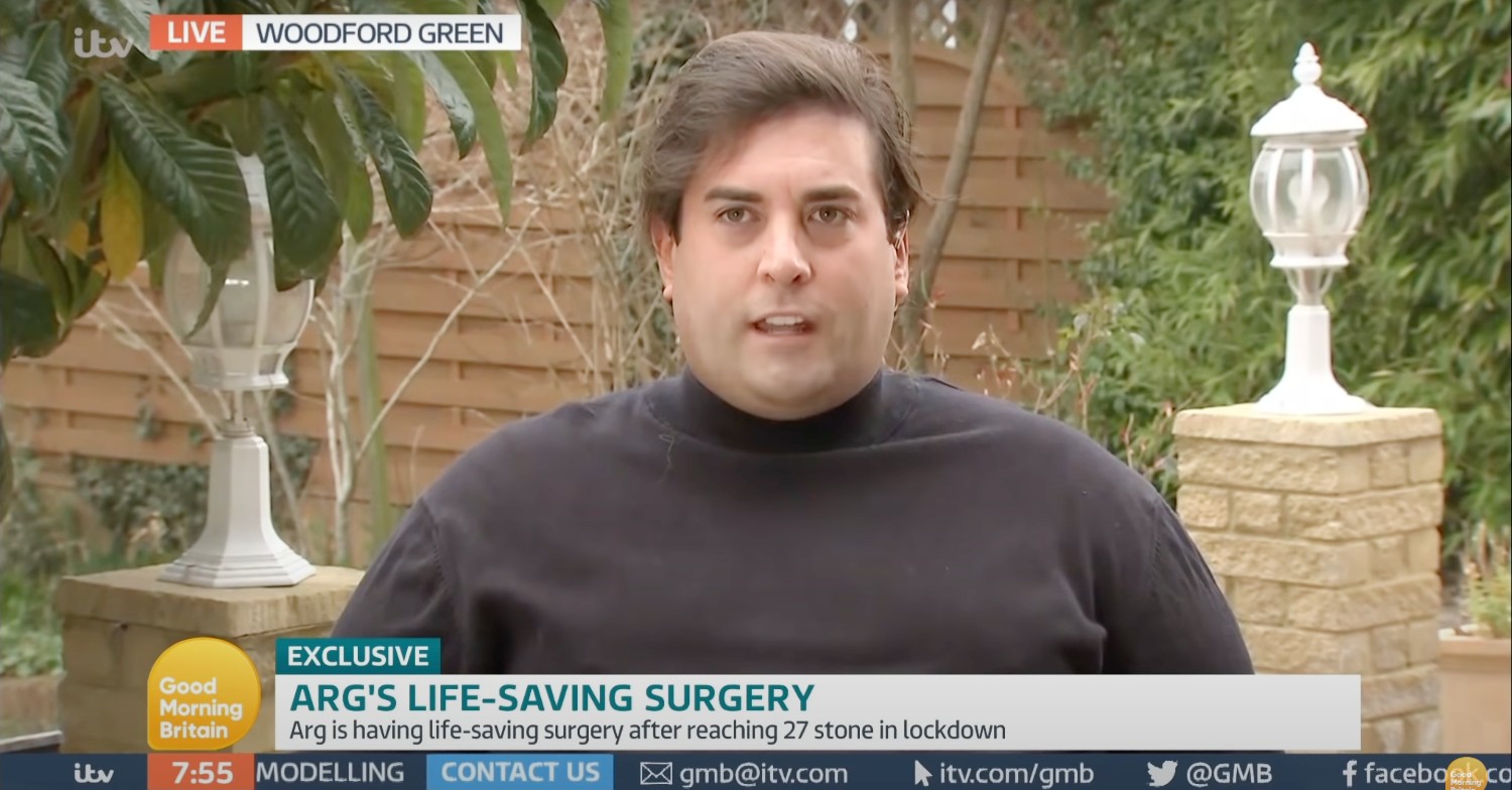 James Arg Argent on Good Morning Britain