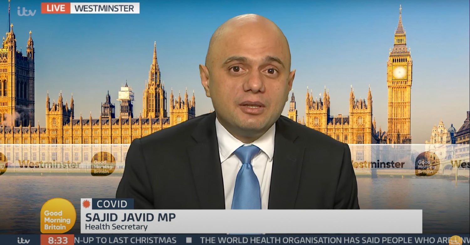 Sajid Javid on GMB news