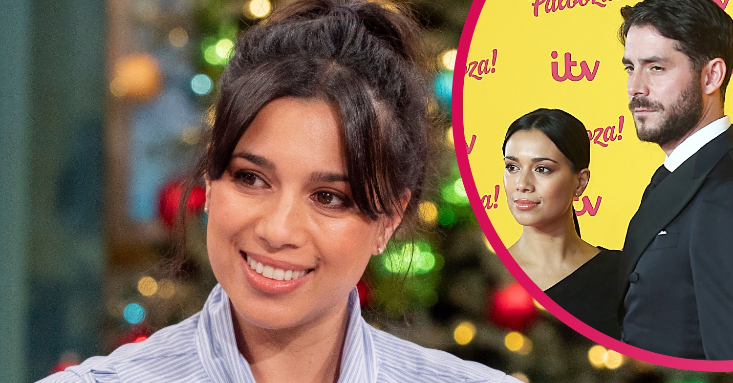 Emmerdale Fiona Wade with her husband Simon Cotton