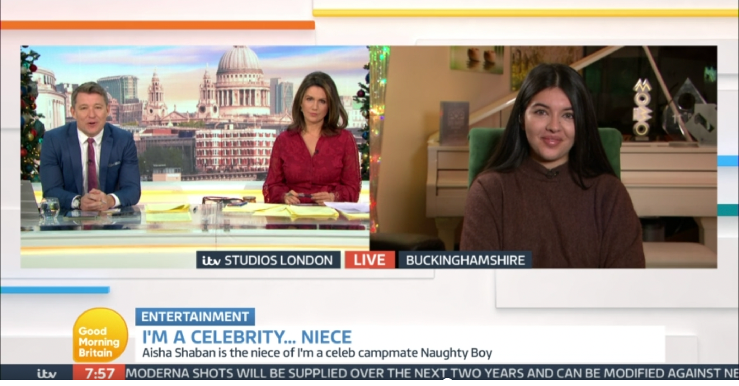 Naughty Boy niece on GMB talks about him caring for mum