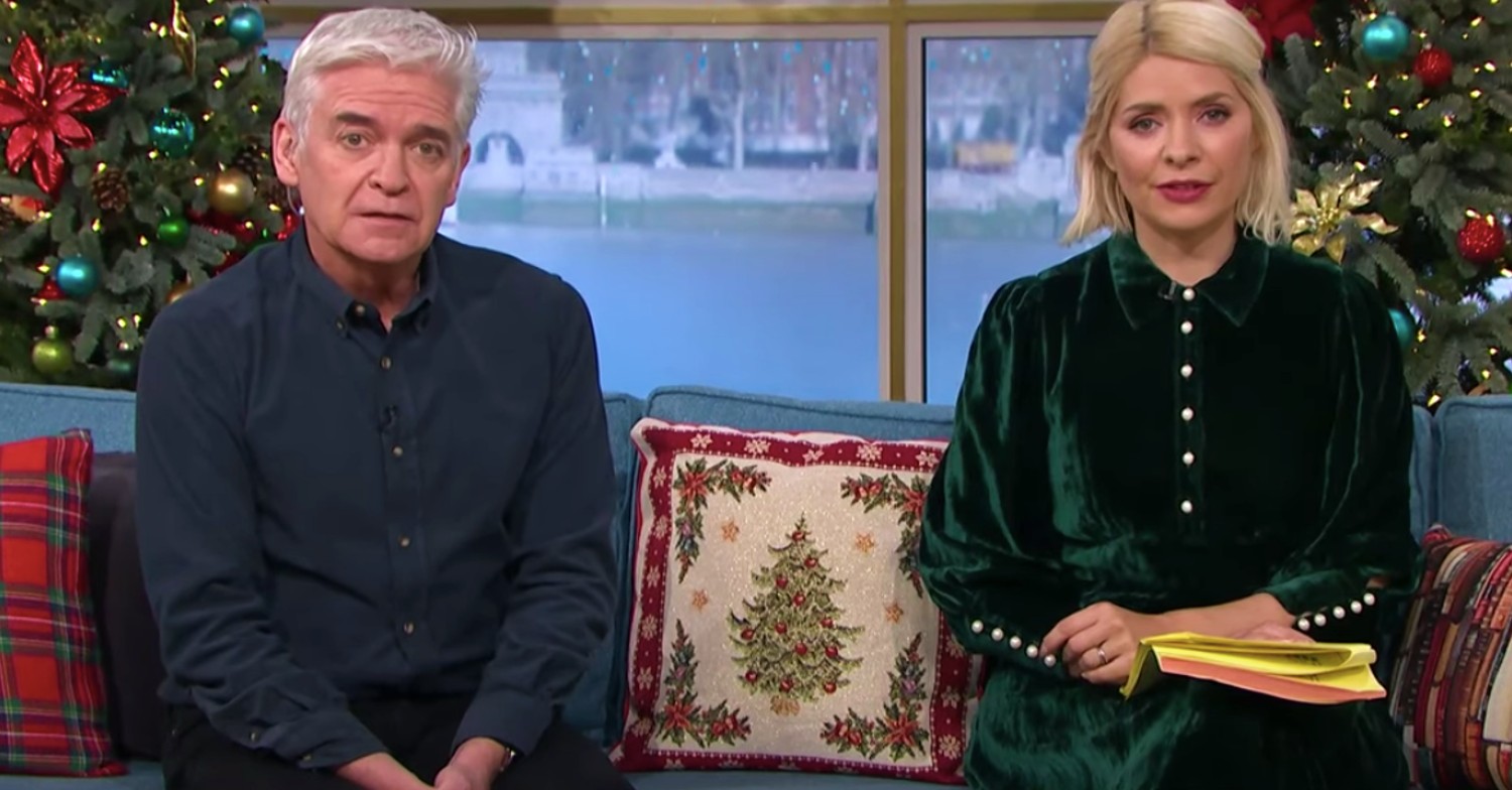 Holly Willoughby's haircut on This Morning