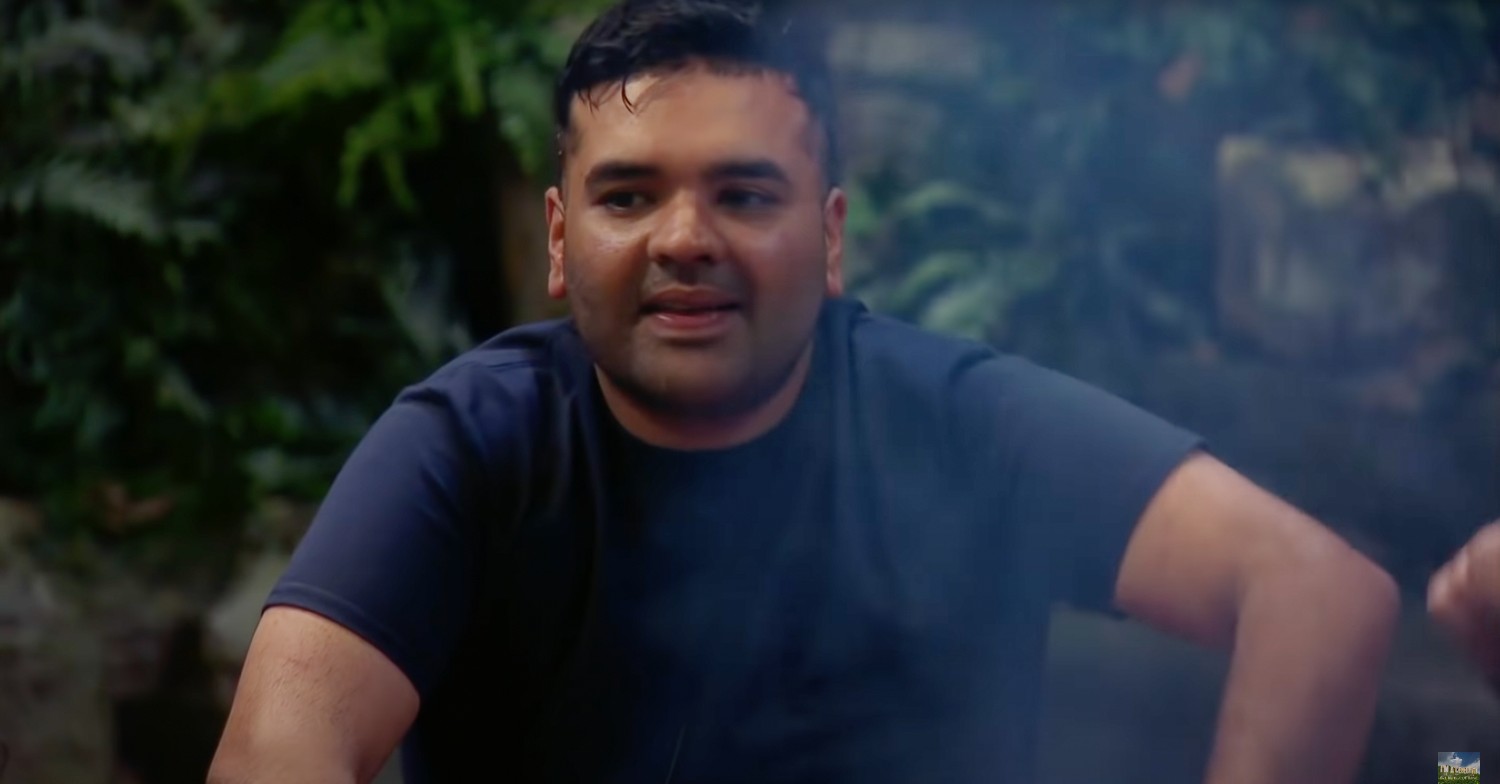 Naughty Boy in I'm A Celebrity camp