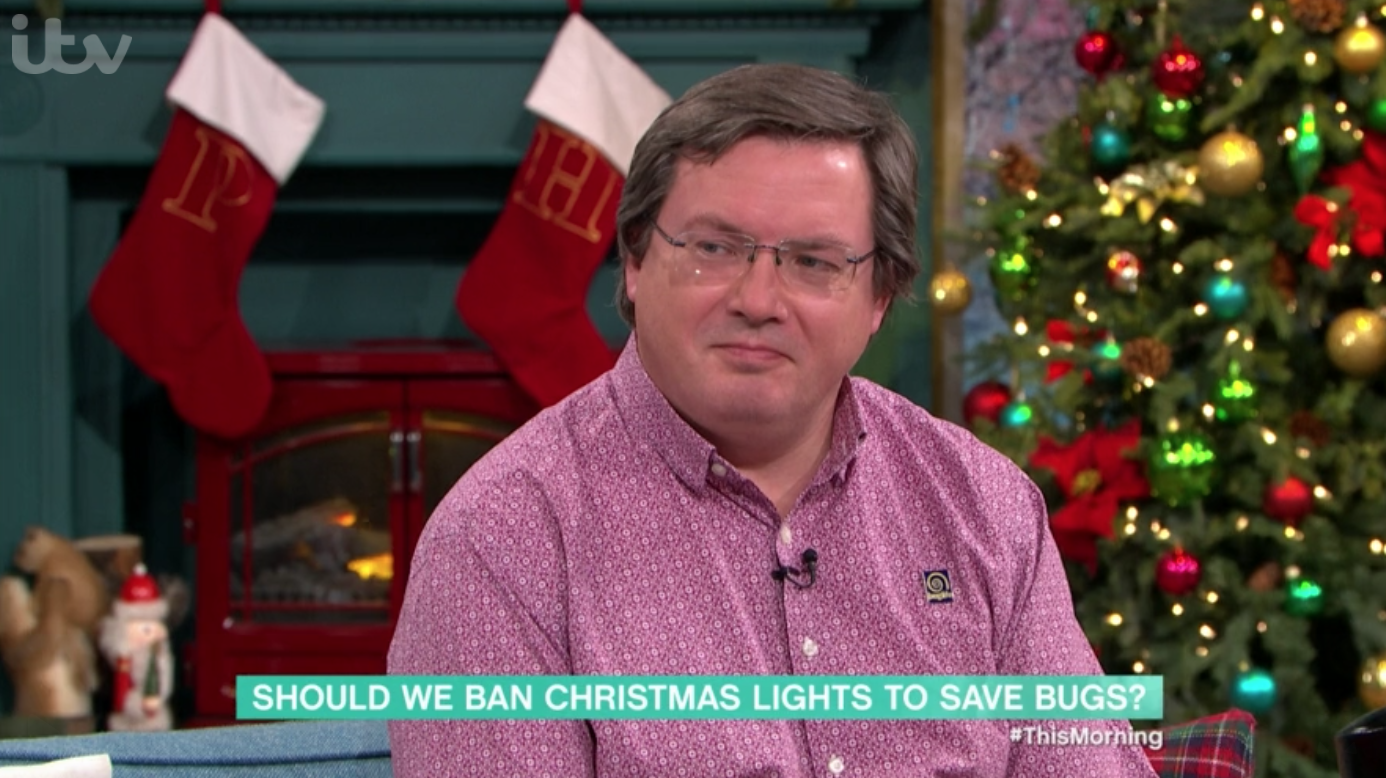 A This Morning guest sparked outrage when he suggested scaling back Christmas lights