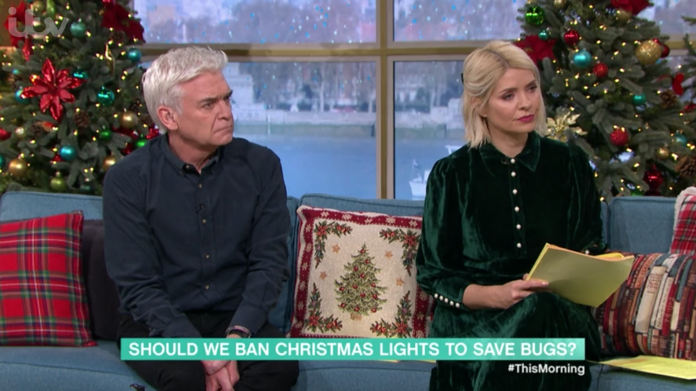 A This Morning guest sparked outrage when he suggested scaling back Christmas lights