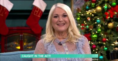 Vanessa Feltz wears fairy-like dress on This Morning Dec 2