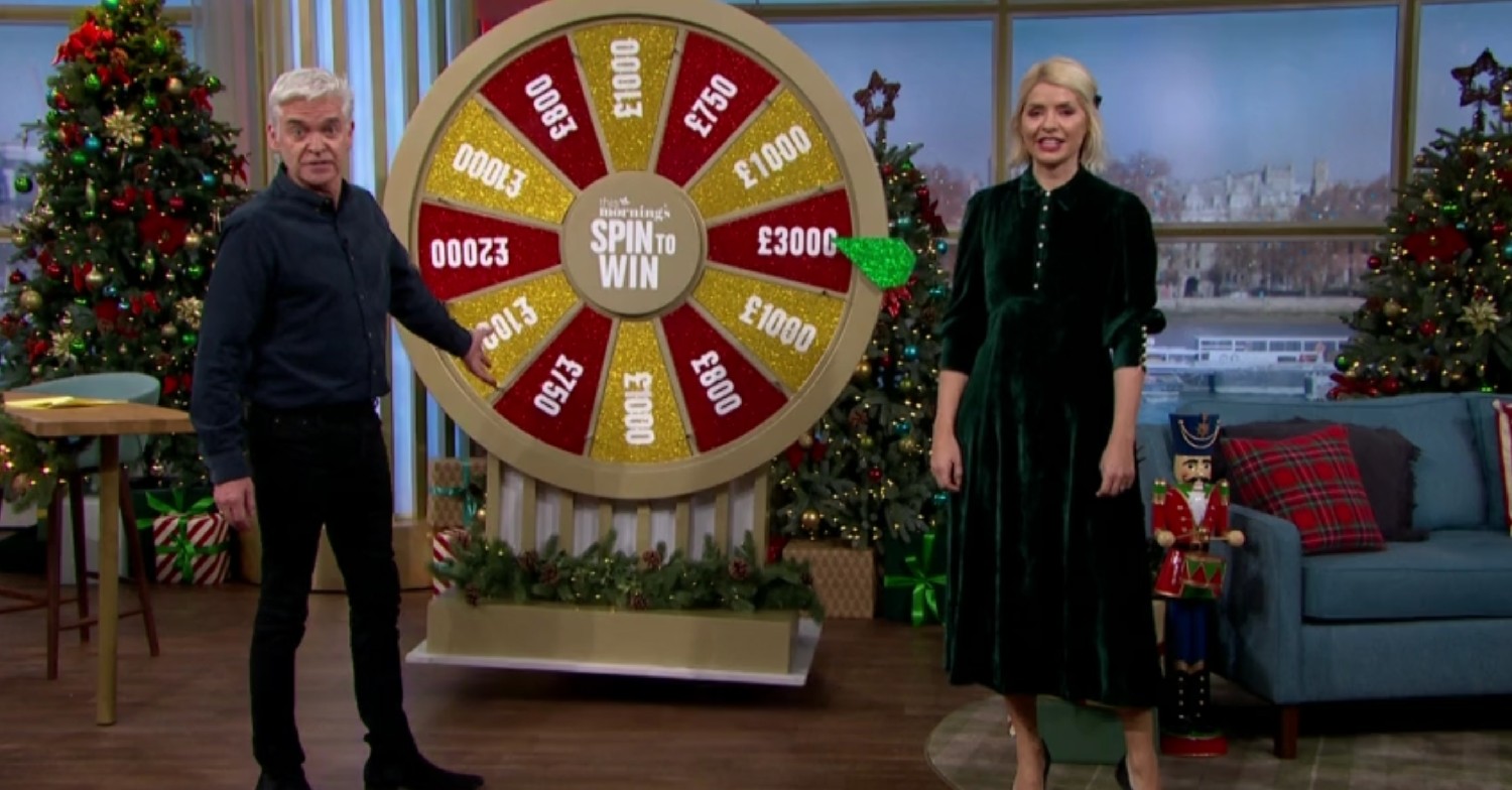 Phillip Schofield and holly willoughby on this morning