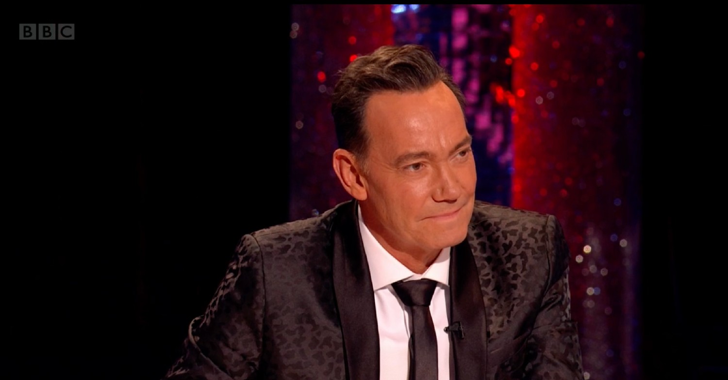 Craig revel horwood on strictly results show last sunday