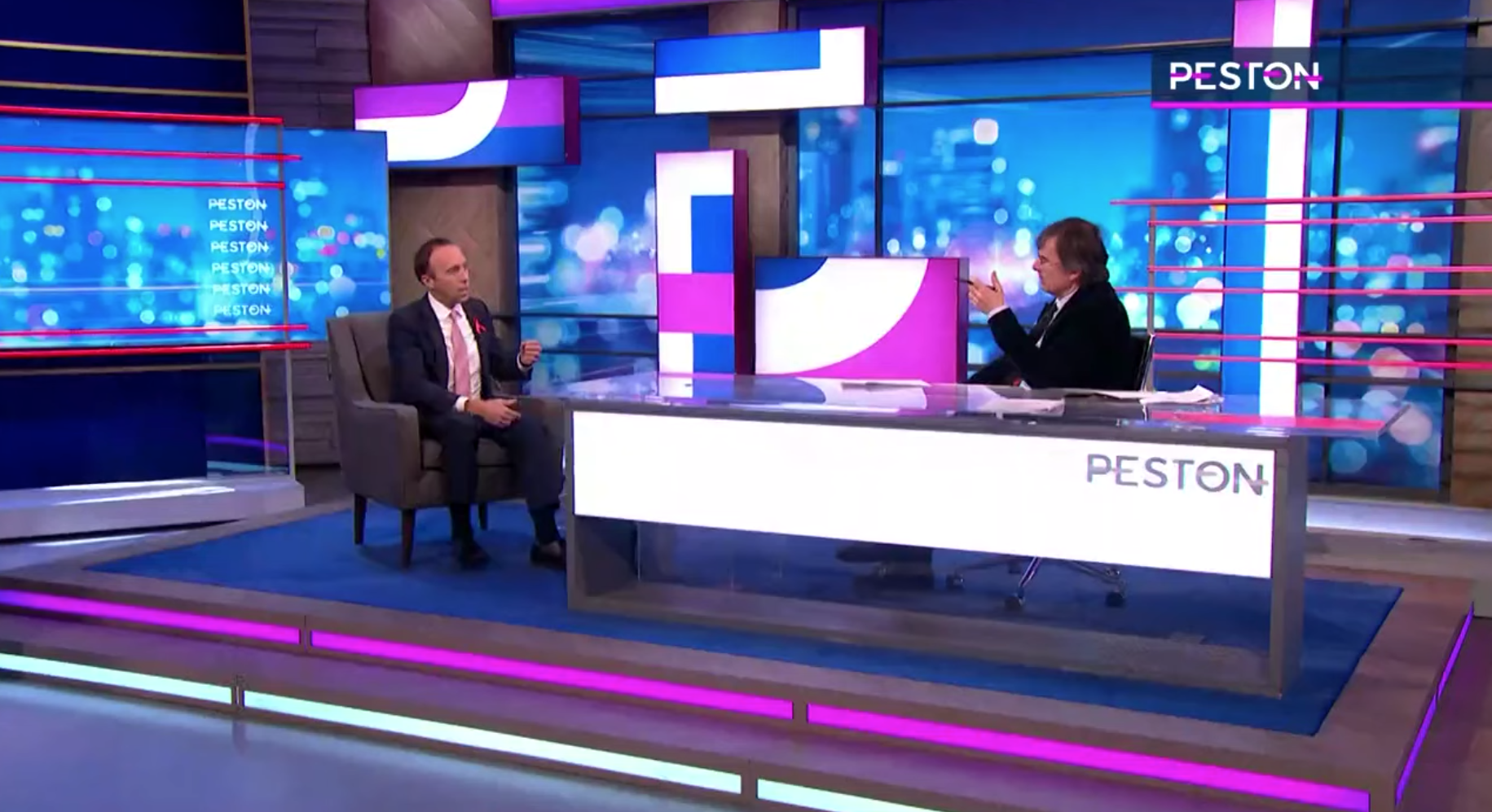 Matt Hancock gave his first interview since his affair on Peston