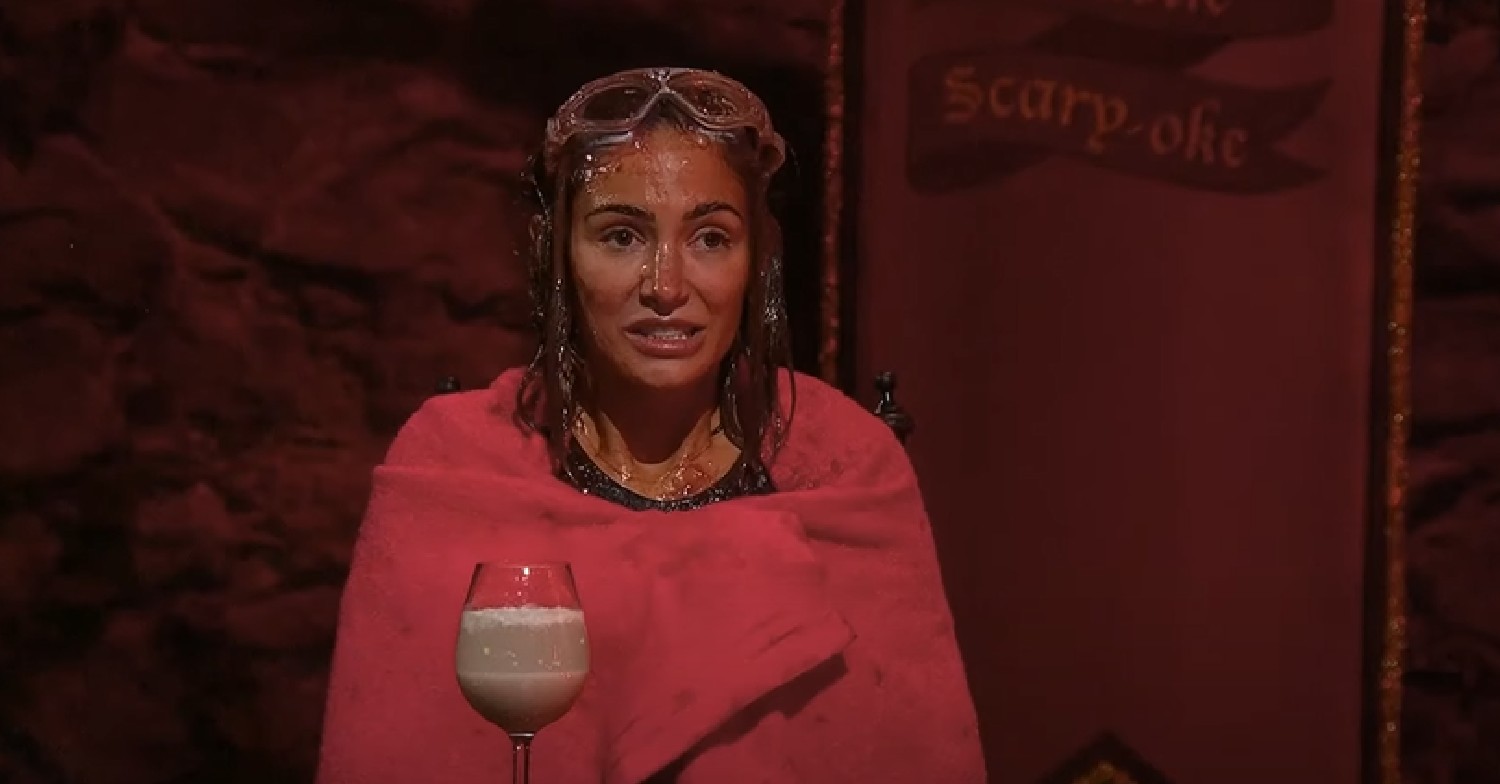 Frankie Bridge on I'm A Celebrity during trial