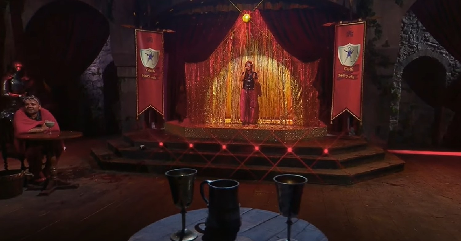 Naughty Boy and Frankie Bridge on I'm A Celebrity