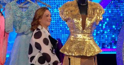 AJ Odudu dress on Strictly It Takes Two