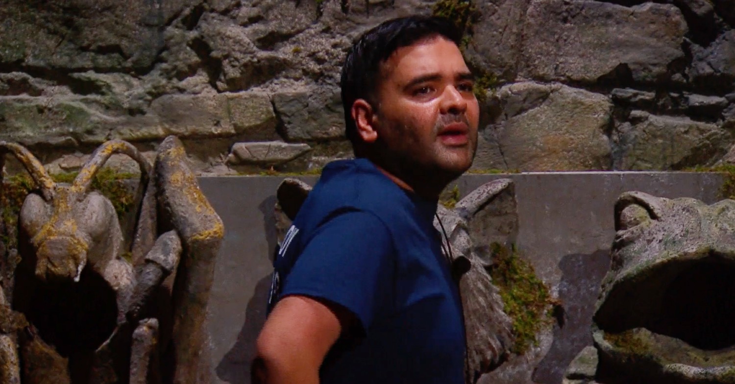 naughty boy on i'm a celebrity tonight