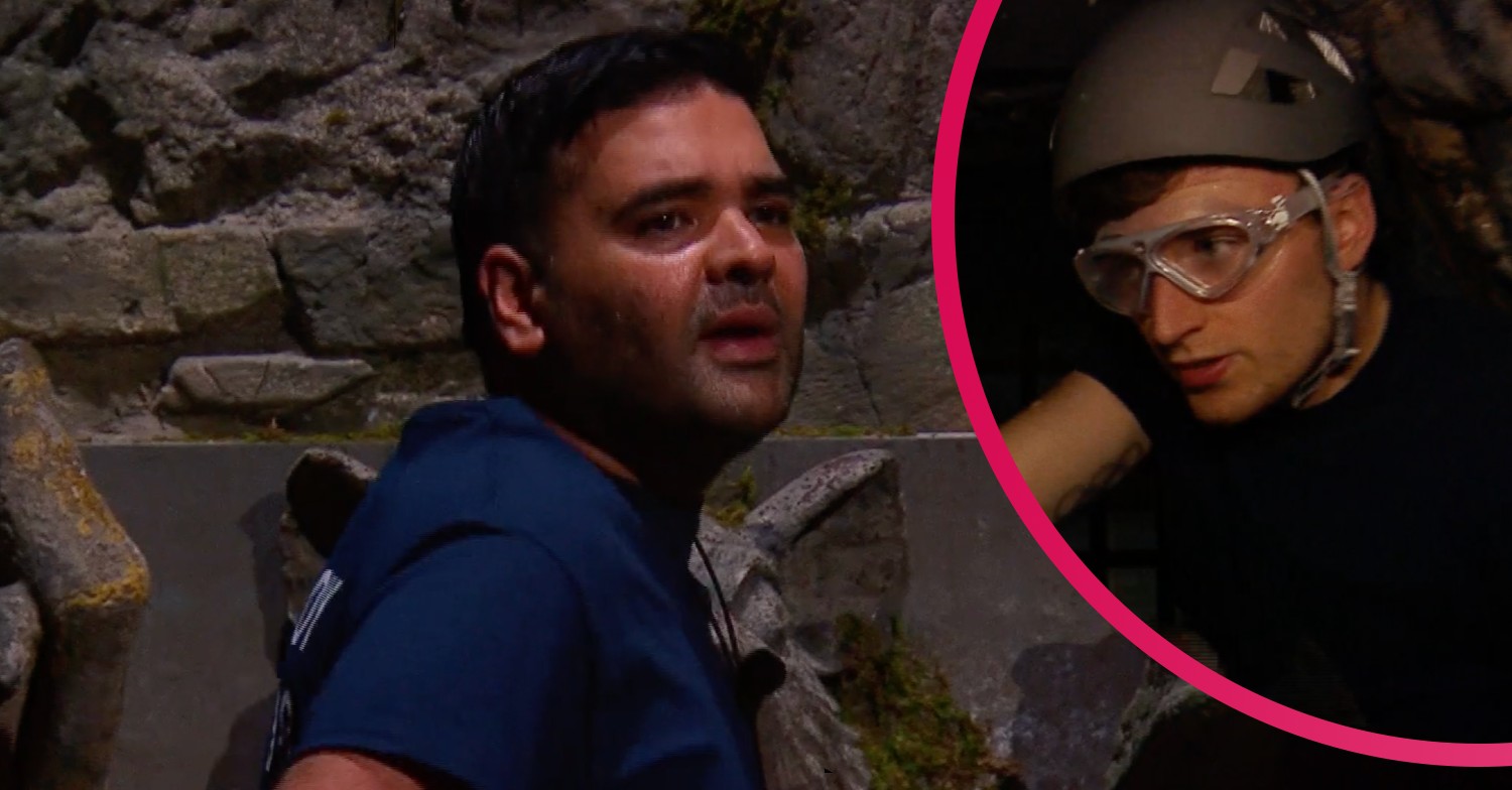 Naughty boy and matty lee on im a celebrity tonight