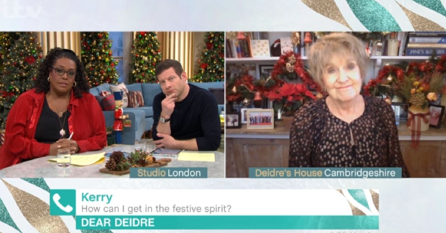 Alison, Dermot and Deidre on This Morning today