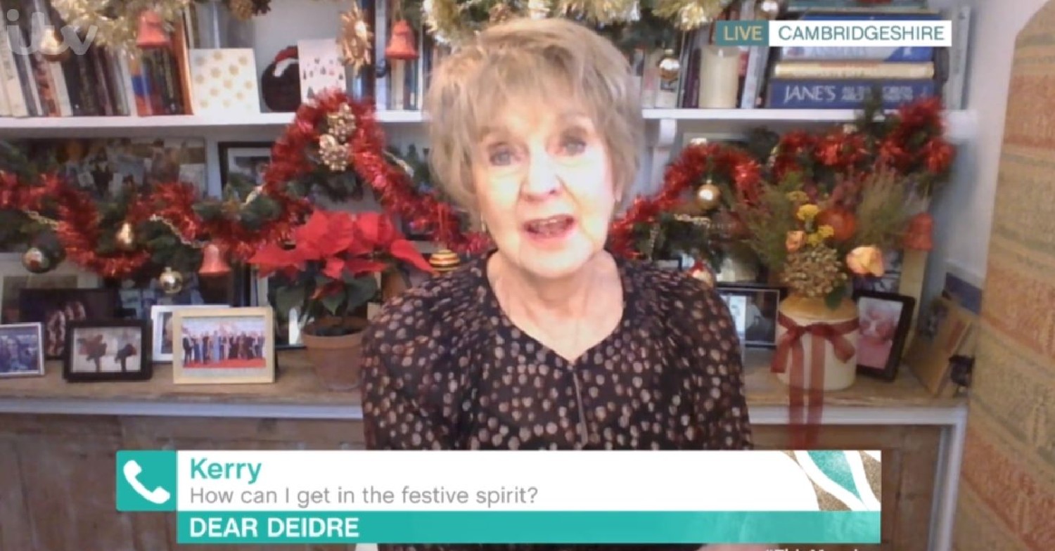 Deidre Sanders on This Morning today