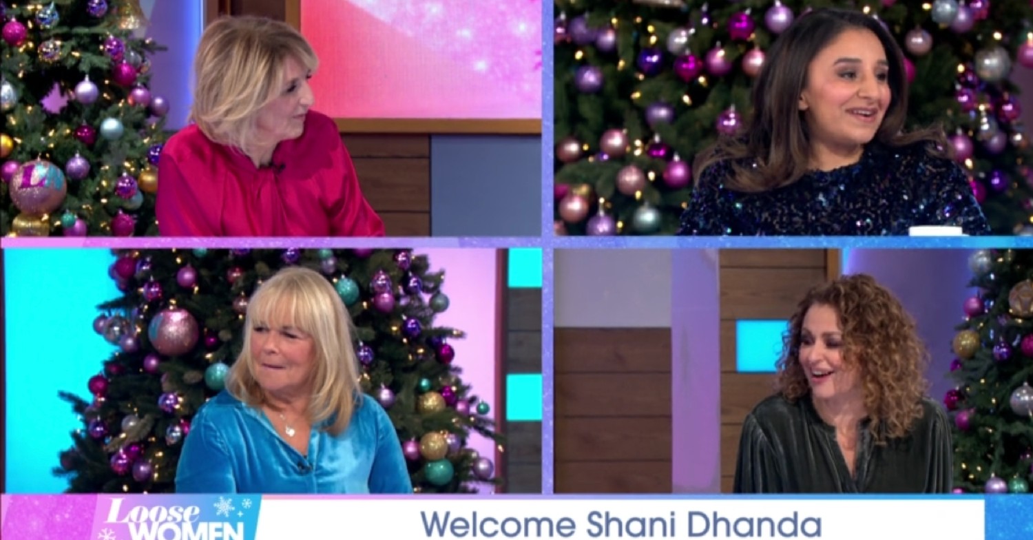 shani dhanda, kaye adams, linda robson, and Nadiw Sawalha onon loose women
