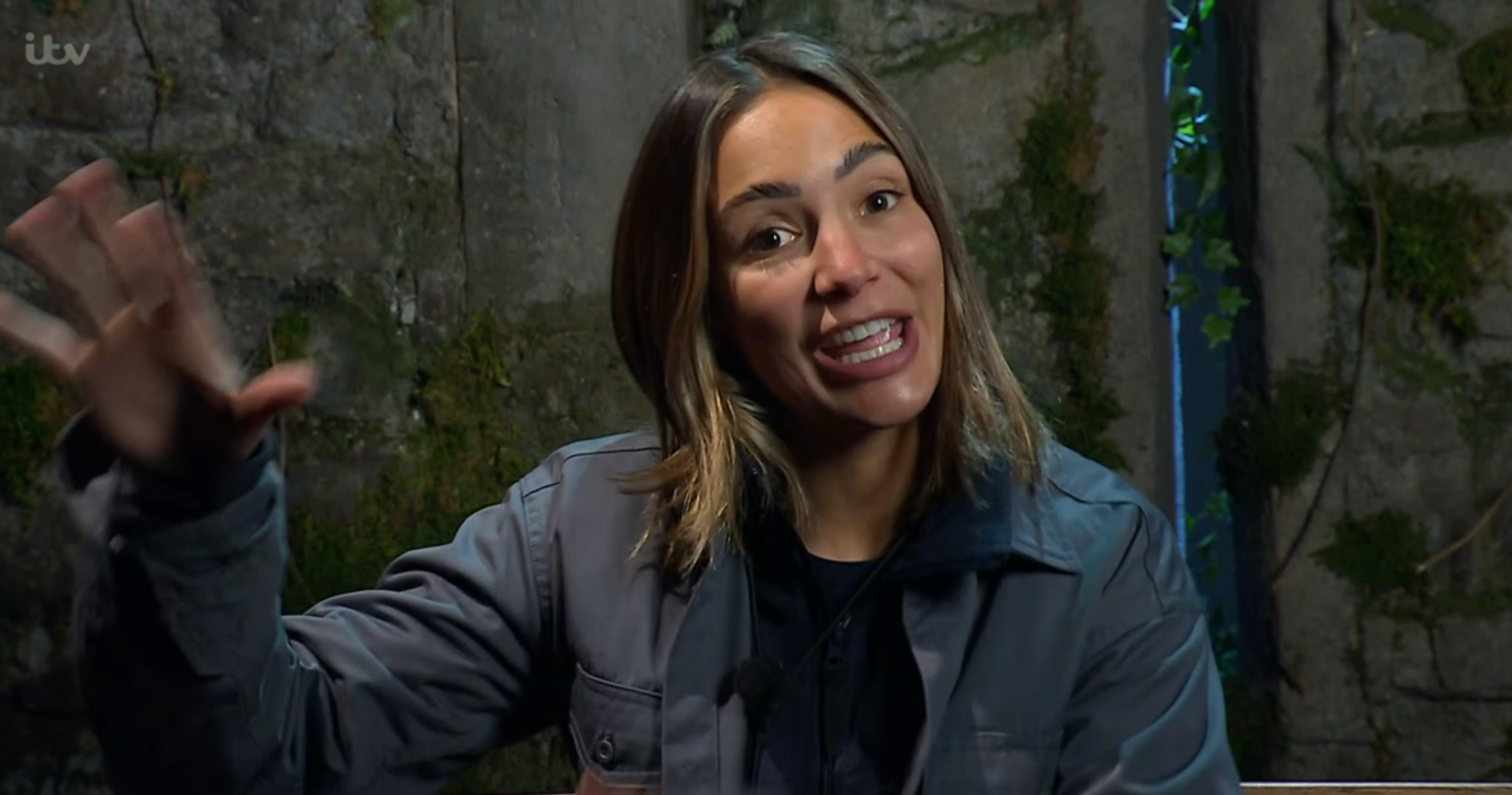 I'm A Celebrity Frankie talks animatedly in the Telegraph