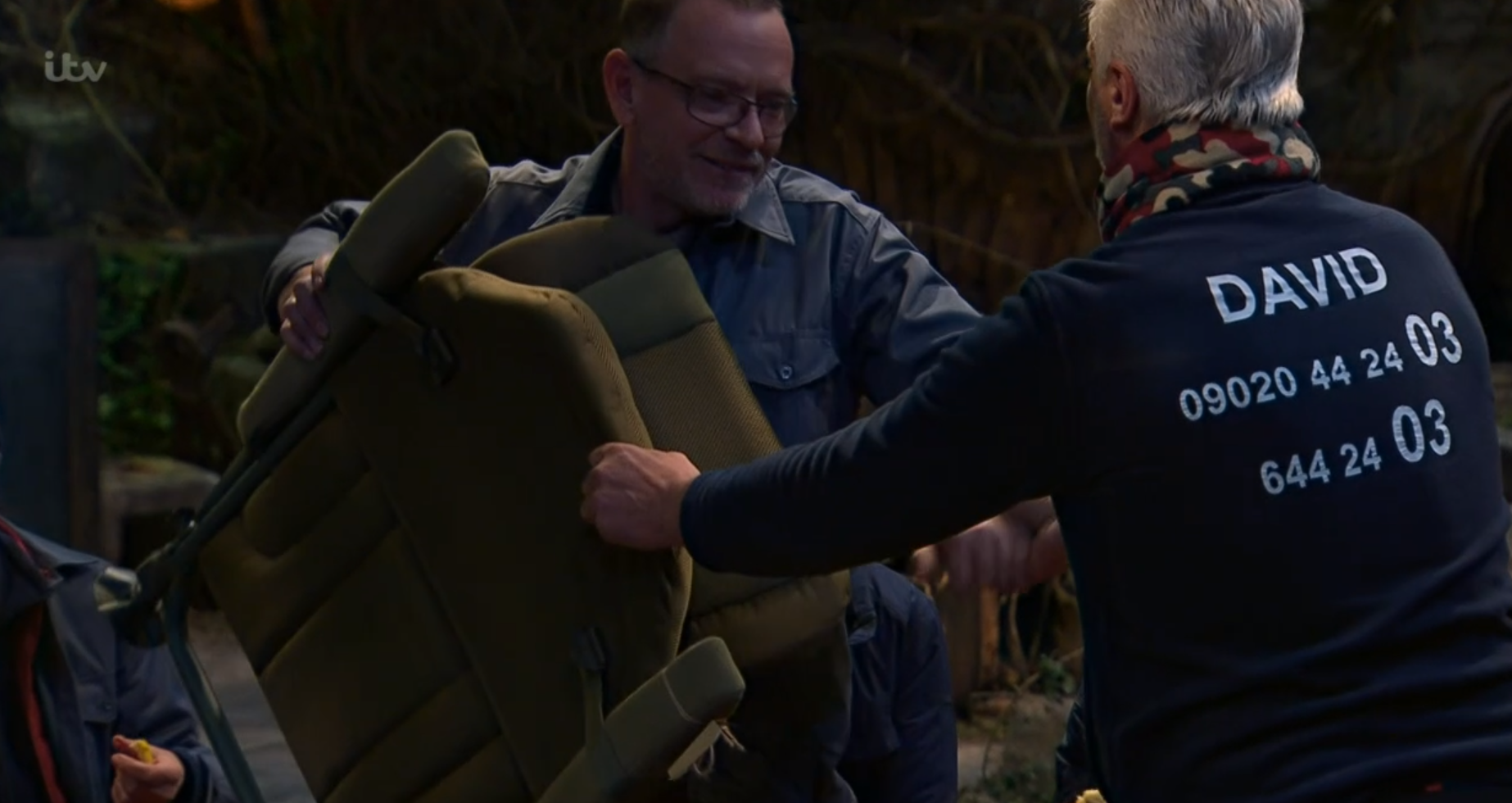 I'm A Celebrity Adam got a chair