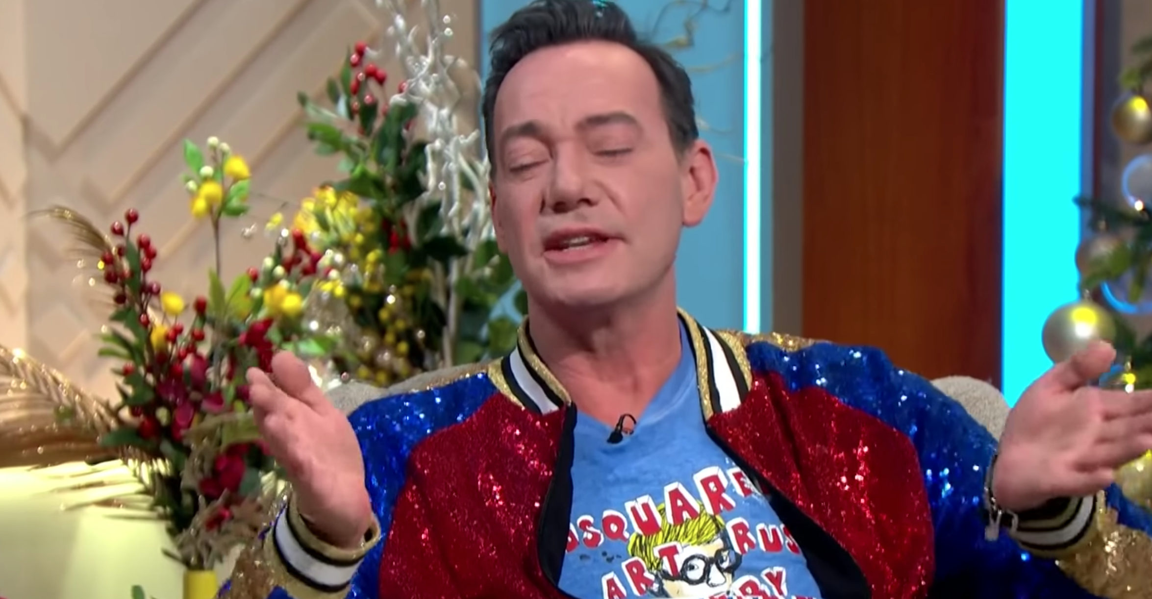 Craig Revel Horwood stuck it to Strictly contestant Dan Walker on Lorraine (Credit: ITV)