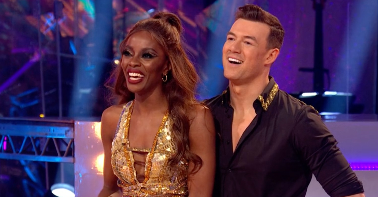 Strictly fans are terrified AJ Odudu will be sent home instead of Dan Walker (Credit: BBC)
