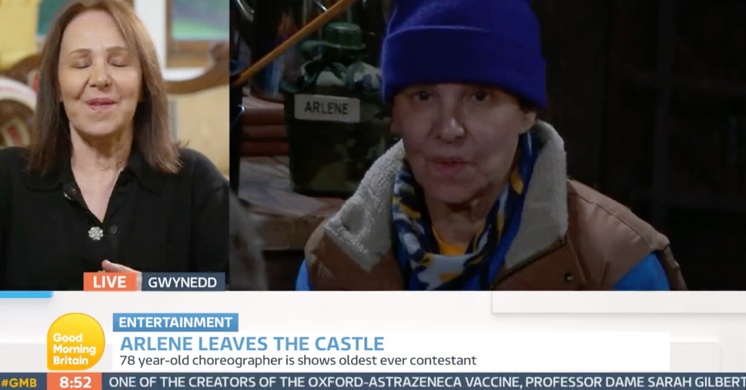 arlene phillips on gmb and i'm a celebrity