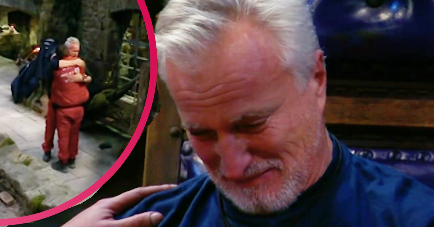 David Ginola cries on I'm a Celebrity ITV