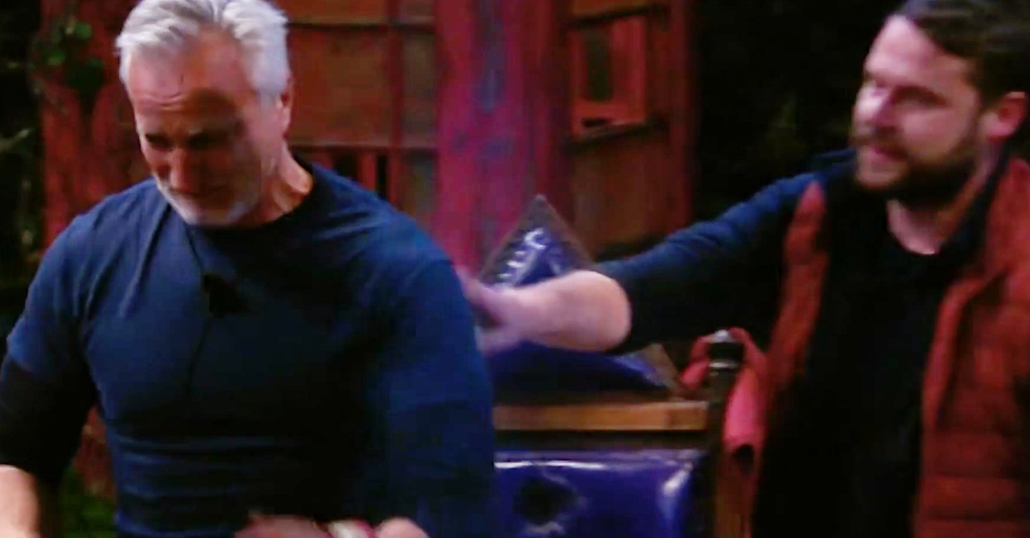 Danny Miller and David Ginola on I'm a Celebrity