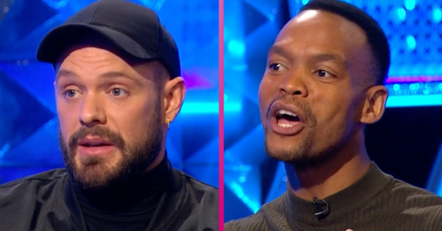 Strictly stars John Whaite and Johannes Radebe