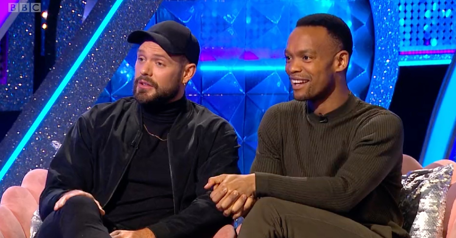 Strictly stars John Whaite and Johannes Radebe