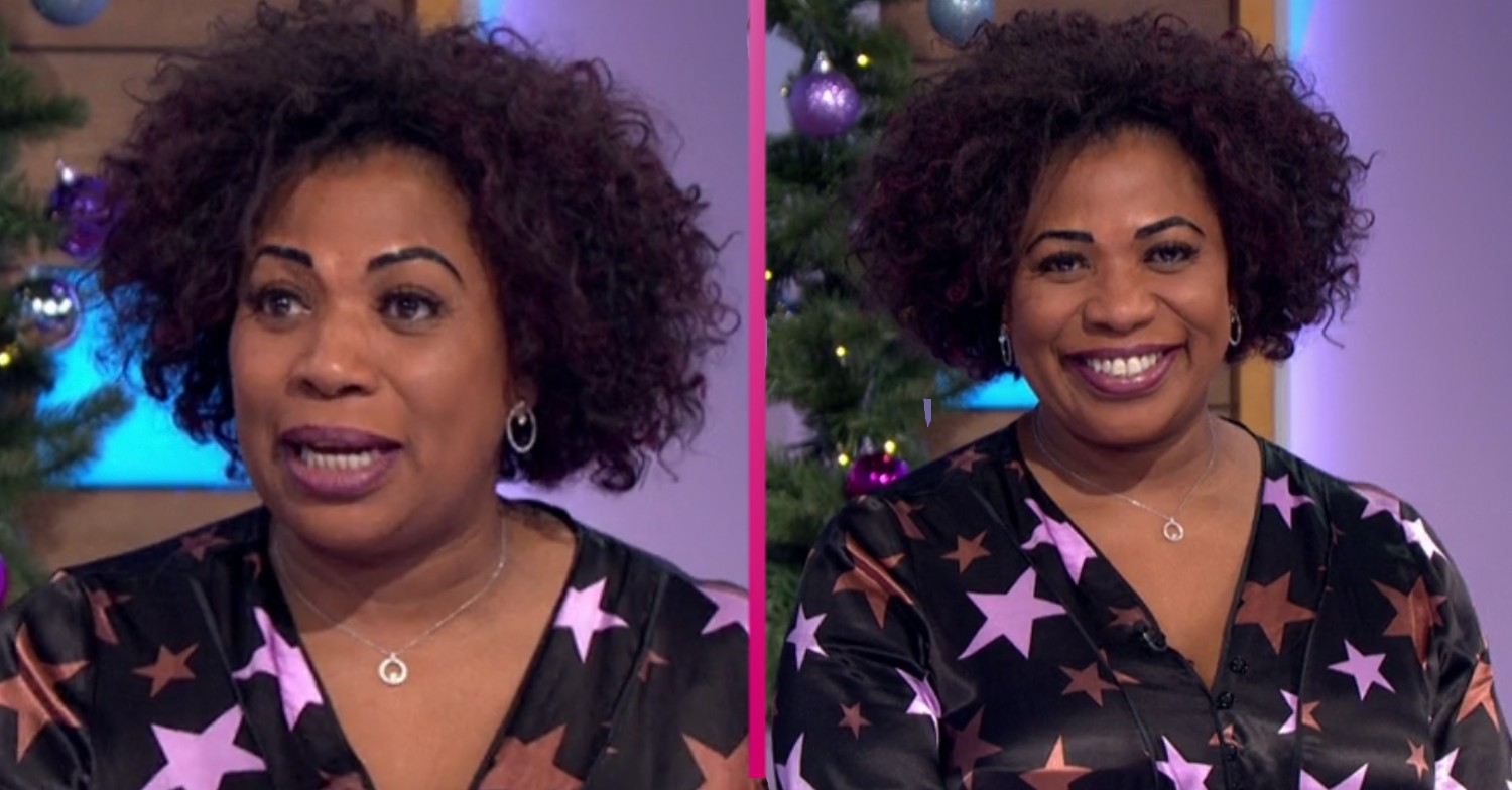 Brenda Edwards eyebrows on ITV Loose Women