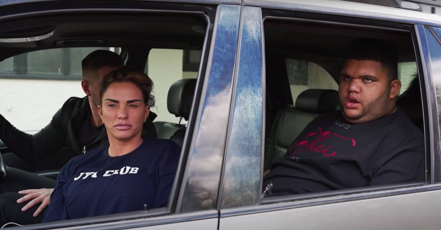 Katie Price reckons Harvey may have put on weight because he feels 'more settled'