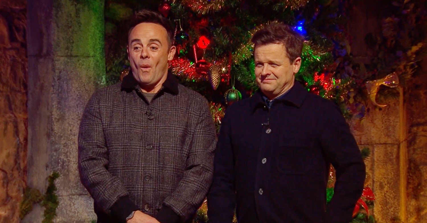 ant and dec looking disgusted tonight on i'm a celebrity challenge