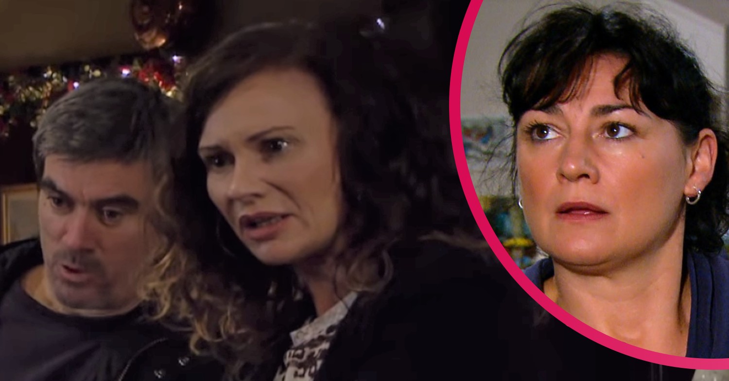 Emmerdale Cain and Chas protect murderer Moira but not innocent Liv