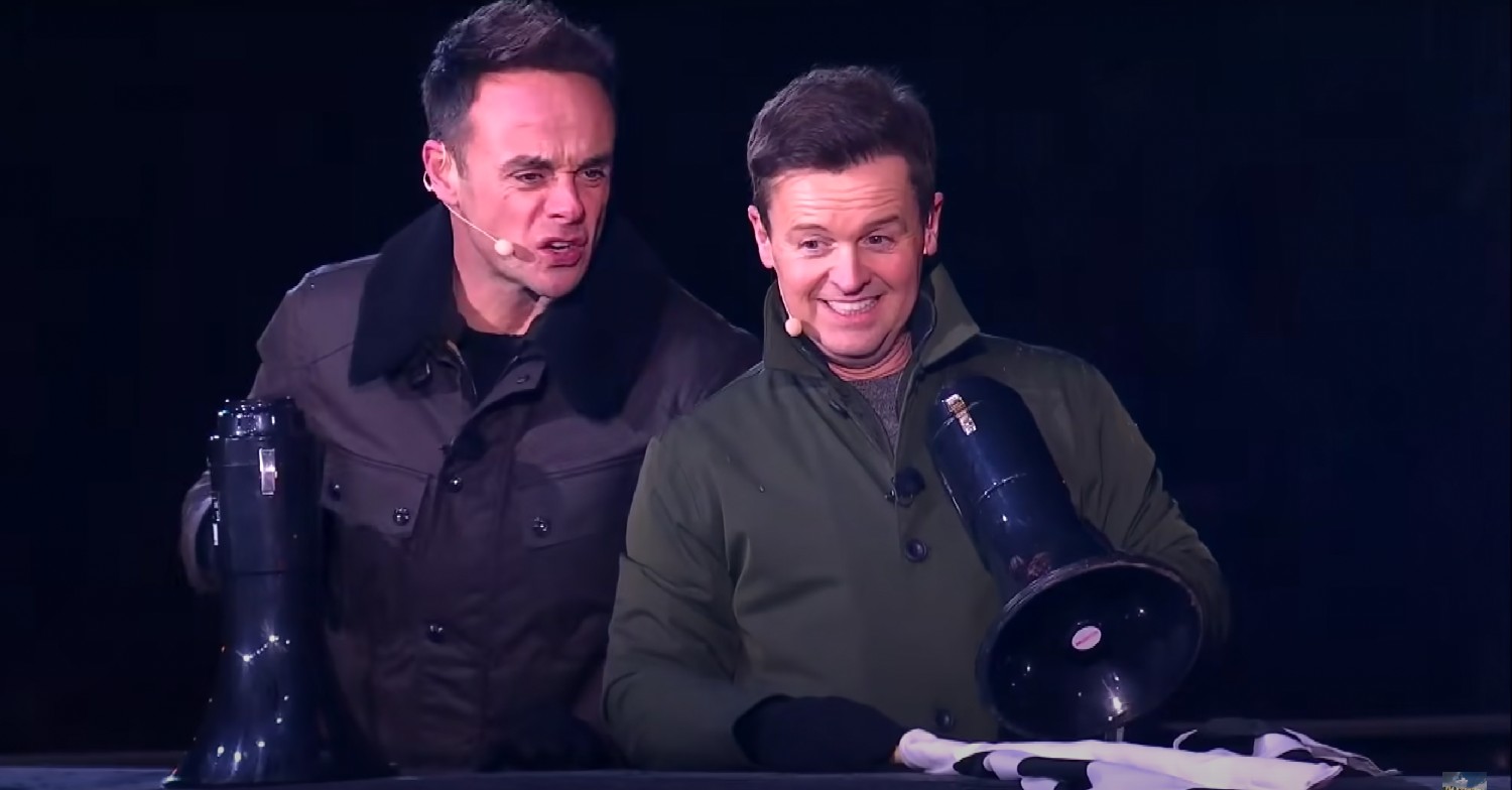 ant and dec cyclone challenge on i'm a celebrity