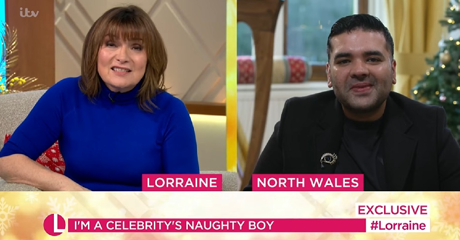 I'm A Celebrity star Naughty Boy appears on Lorraine