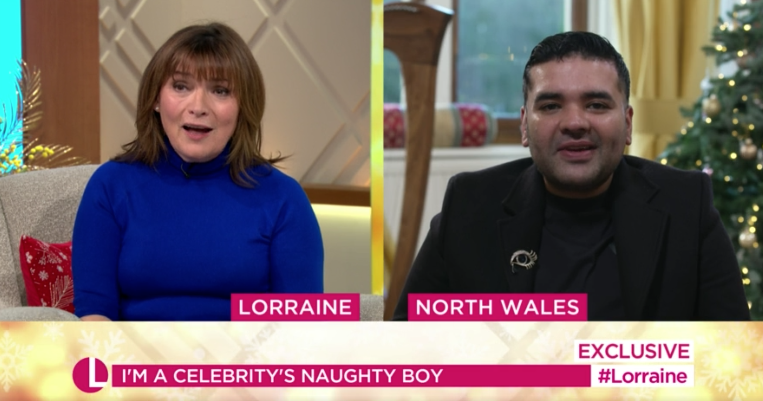 naughty boy I'm a celebrity
