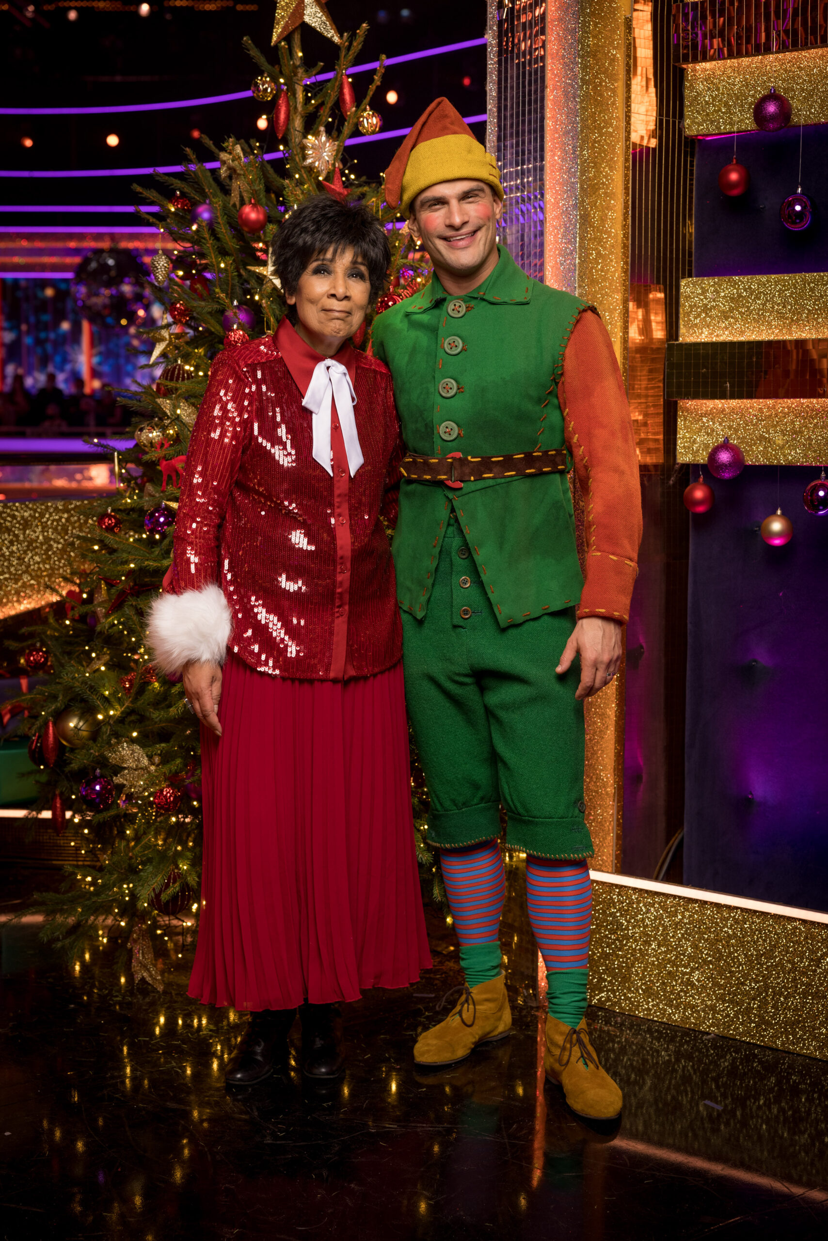 Moira Stewart and Aljaz Skorjanec