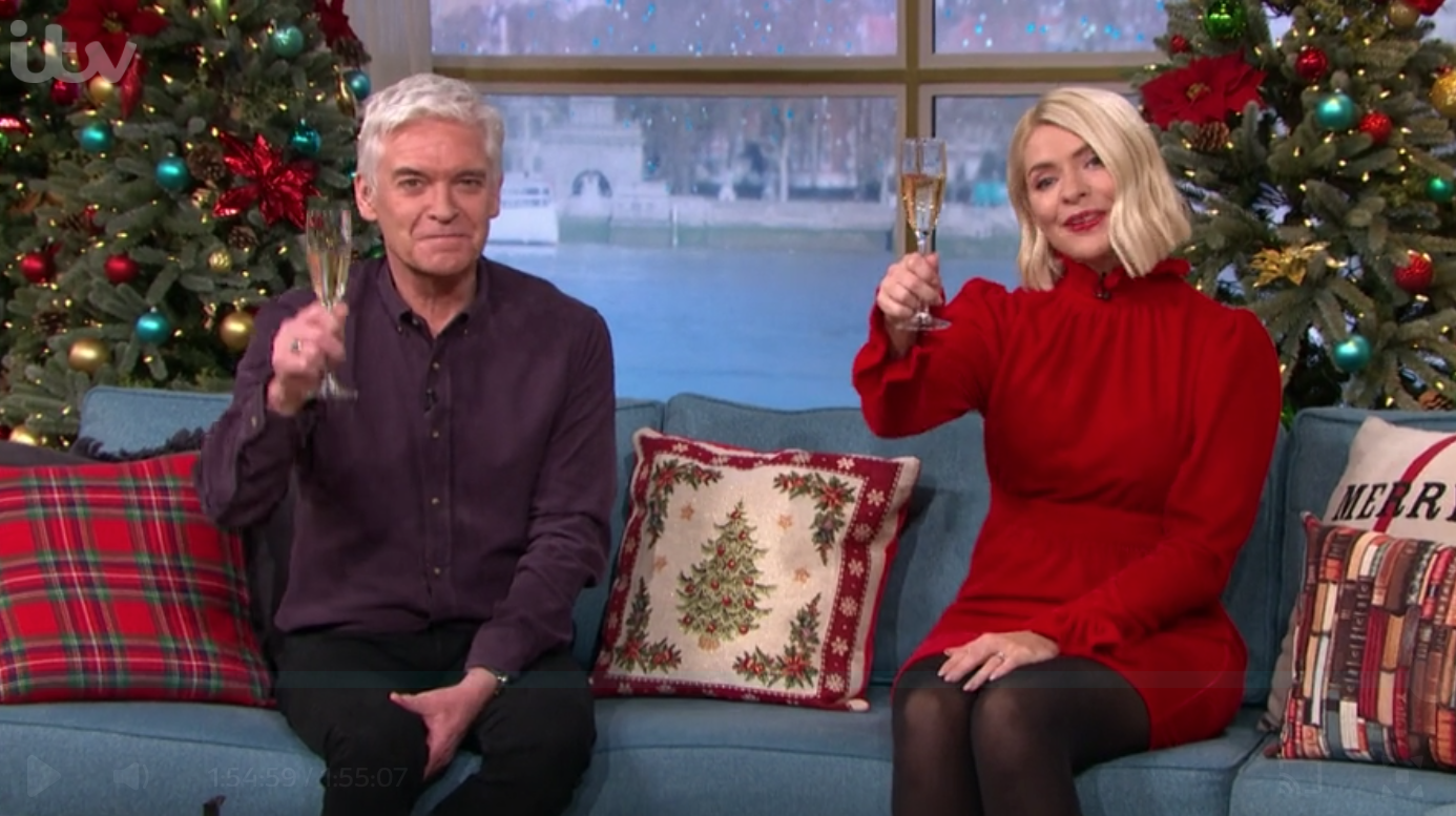 Phil and Holly announced who was going to be presenting on This Morning next week