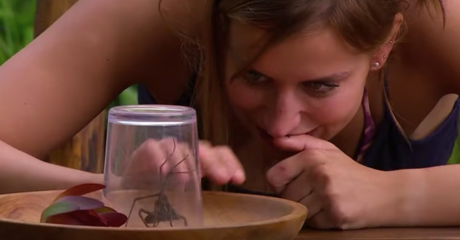 Ferne McCann eats a live spider on I'm A Celebrity