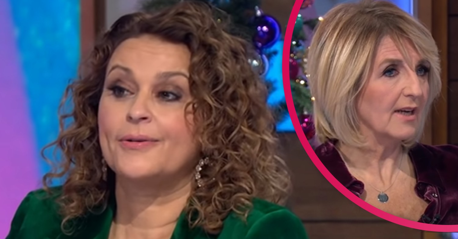 Nadia Sawalha on Loose Women today