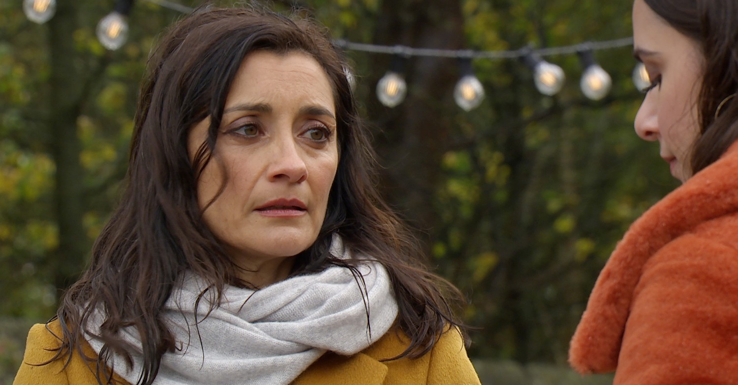 Emmerdale's Manpreet Sharma will soon discover her sister Meena is a killer (Credit: ITV)